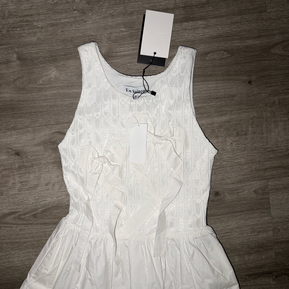 En Saison Denver mixed media midi dress - Picture 9 of 16